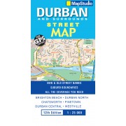 Durban med omgivningar Map Studio